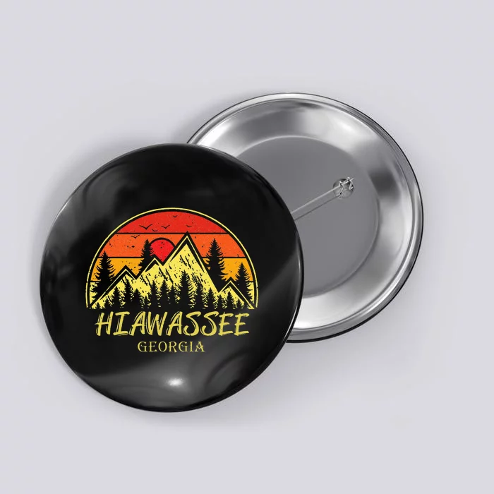 Hiawassee Georgia Ga Mountains Hike Hiking Souvenir Button