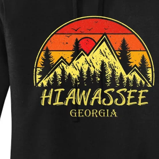 Hiawassee Georgia Ga Mountains Hike Hiking Souvenir Women's Pullover Hoodie