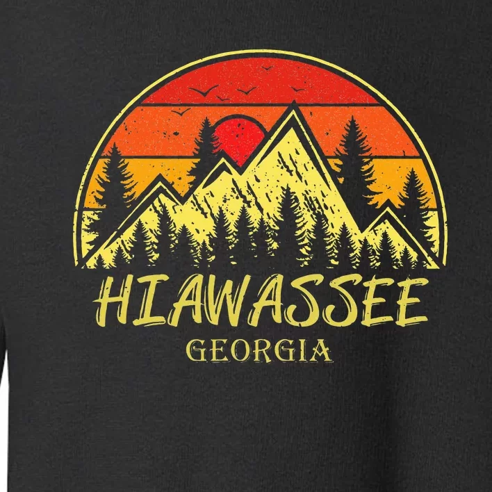 Hiawassee Georgia Ga Mountains Hike Hiking Souvenir Toddler Sweatshirt