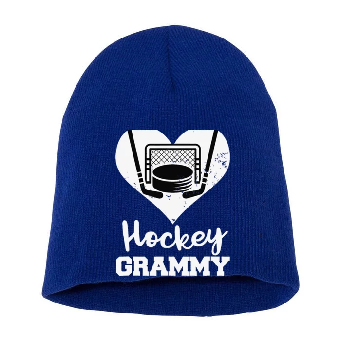 Hockey Grandpa Grampsicle Definition Vintage Short Acrylic Beanie