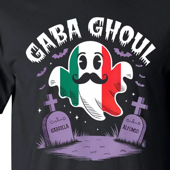 Halloween Graveyard Gaba Ghoul Ghost Funny Italian Gabagool Tall T-Shirt