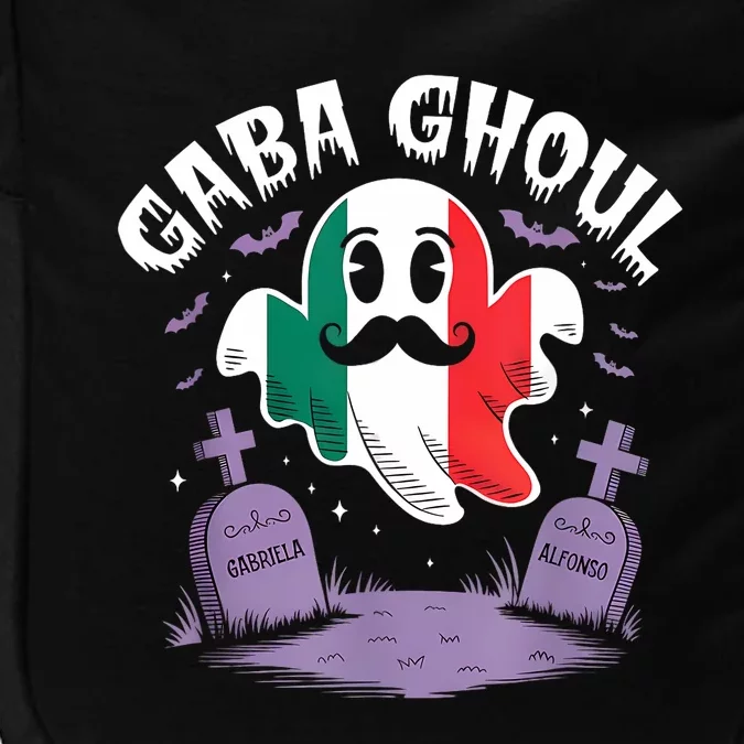 Halloween Graveyard Gaba Ghoul Ghost Funny Italian Gabagool Impact Tech Backpack