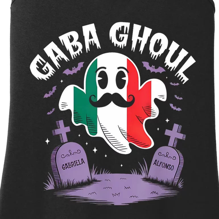 Halloween Graveyard Gaba Ghoul Ghost Funny Italian Gabagool Ladies Essential Tank