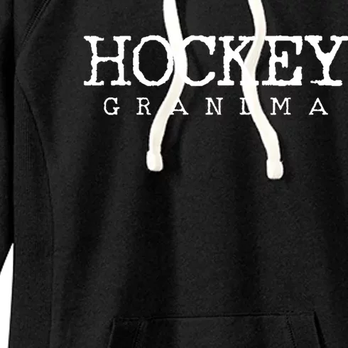 Hockey Grandma Gift Women's Fleece Hoodie