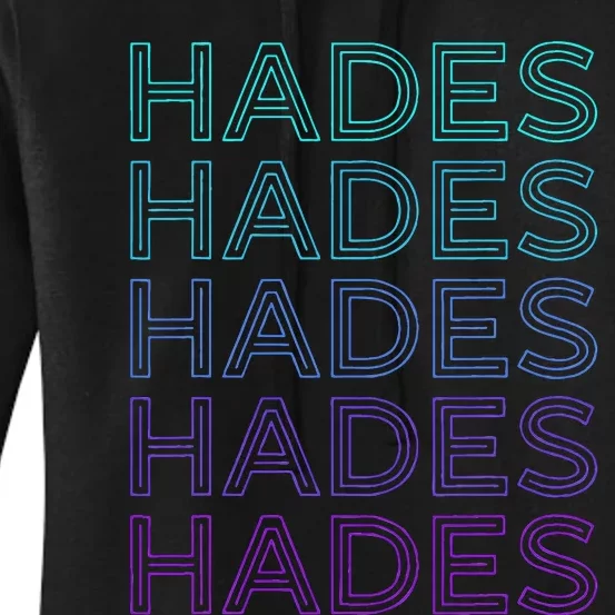 Hades Greek God Of The Underworld Egypt Retro Women's Pullover Hoodie