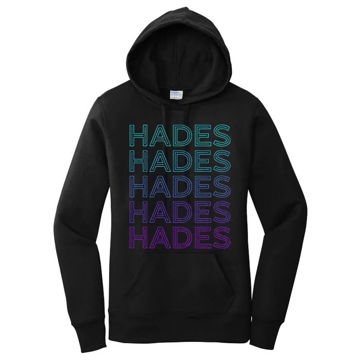 Hades Greek God Of The Underworld Egypt Retro Women's Pullover Hoodie