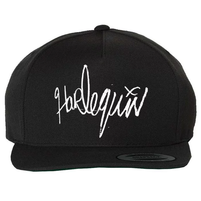 Harlequin Gag Gaga Graphic Joke Wool Snapback Cap