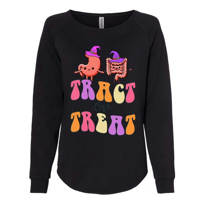 Halloween Gastro Gastroenterology Gi Nurse Tract Or Treat Womens California Wash Sweatshirt