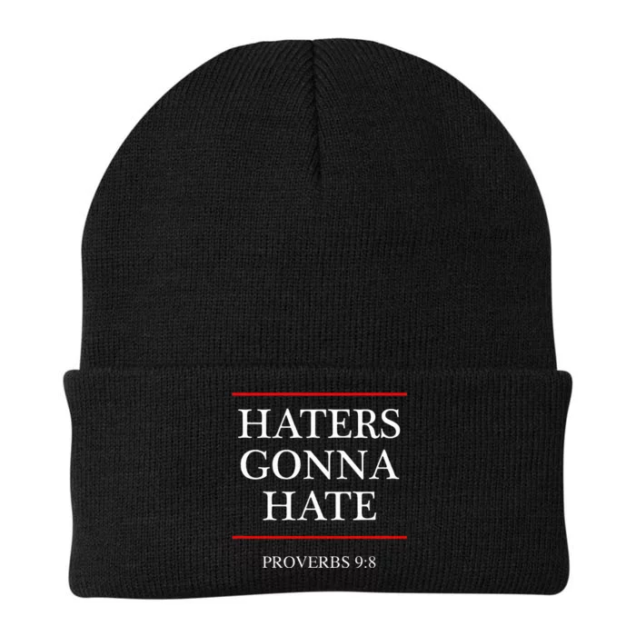 Haters Gonna Hate Proverbs 98 Knit Cap Winter Beanie