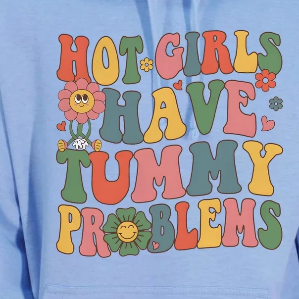 Hot Girl Have Tummy Problems Unisex Surf Hoodie