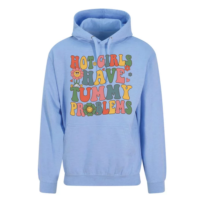 Hot Girl Have Tummy Problems Unisex Surf Hoodie