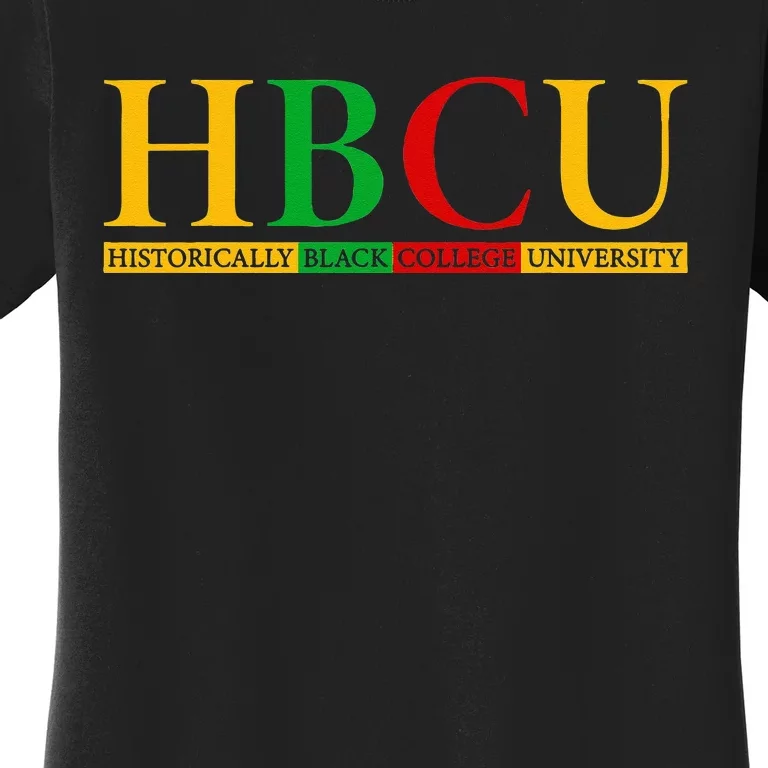 HBCU Grad History Historical Black College Graduate Women's T-Shirt