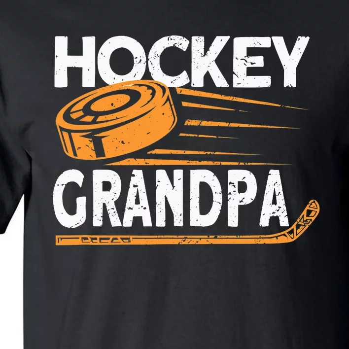 Hockey Grandpa Hockey Player Ice Hockey Tall T-Shirt