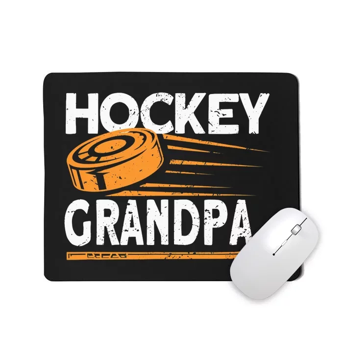 Hockey Grandpa Hockey Player Ice Hockey Mousepad