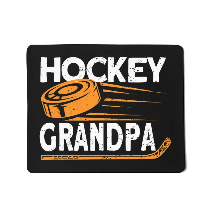 Hockey Grandpa Hockey Player Ice Hockey Mousepad