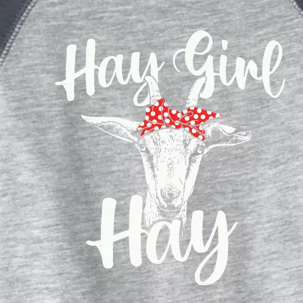 Hay Girl Hay Goat Whisperer Farm Animal Rancher Farmer Toddler Fine Jersey T-Shirt