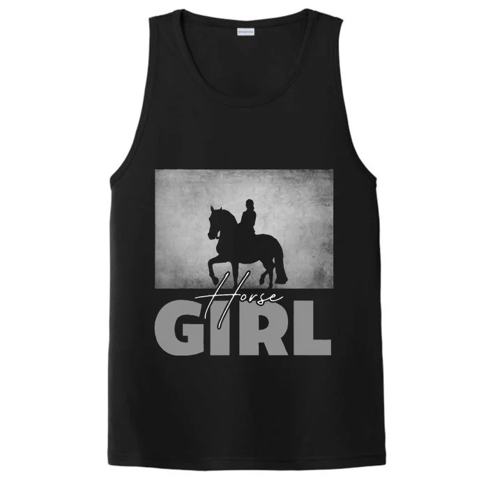 Horse Girl Horseback Riding Performance Tank