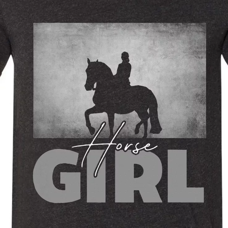 Horse Girl Horseback Riding V-Neck T-Shirt