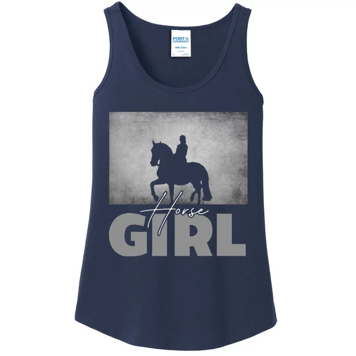 Horse Girl Horseback Riding Ladies Essential Tank