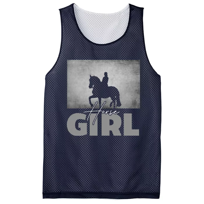 Horse Girl Horseback Riding Mesh Reversible Basketball Jersey Tank