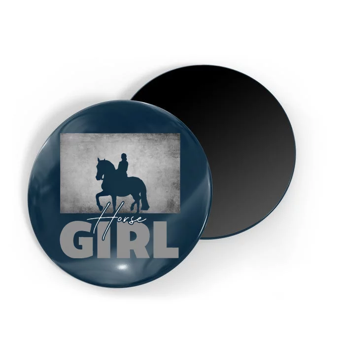 Horse Girl Horseback Riding Magnet