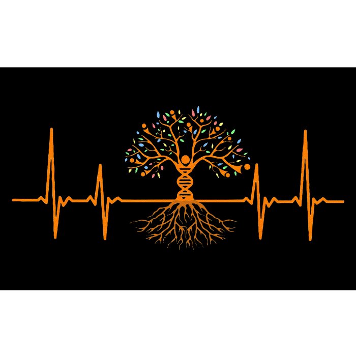 Heartbeat Genealogy Bumper Sticker