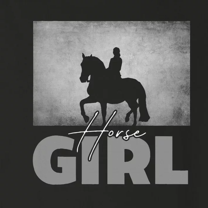 Horse Girl Horseback Riding Toddler Long Sleeve Shirt