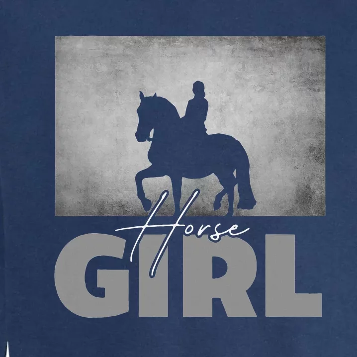 Horse Girl Horseback Riding Garment-Dyed Sweatshirt