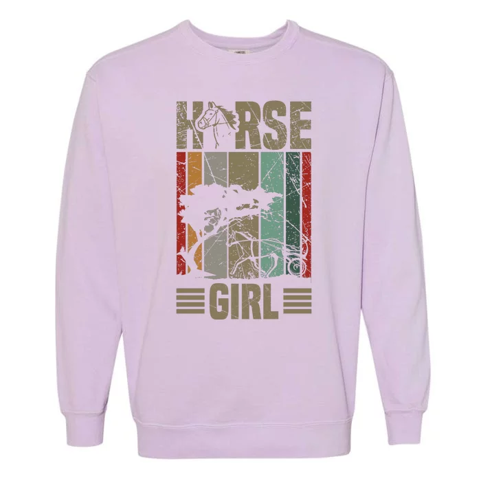 Horse Girl Garment-Dyed Sweatshirt