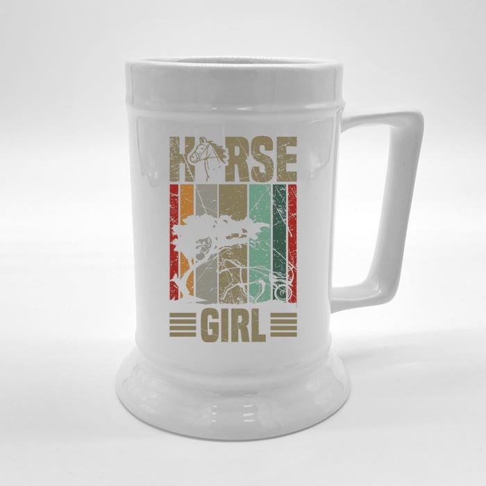 Horse Girl Front & Back Beer Stein