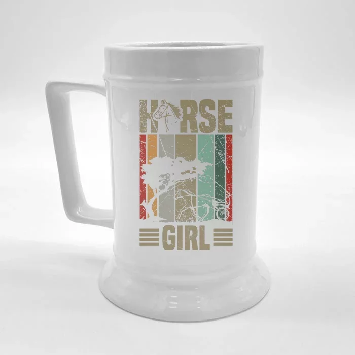 Horse Girl Front & Back Beer Stein