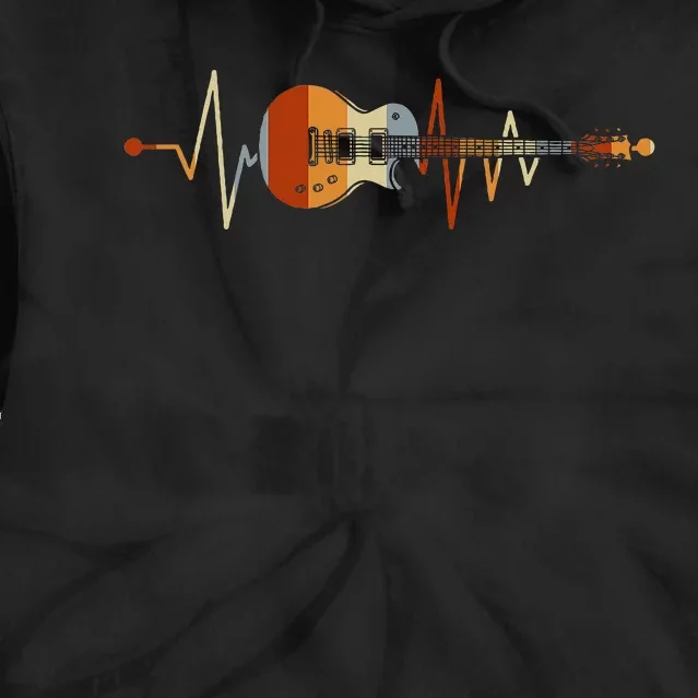 Heartbeat Guitar Tie Dye Hoodie