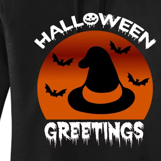 Halloween Greetings Women's Pullover Hoodie