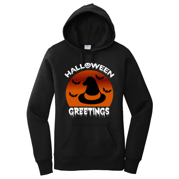 Halloween Greetings Women's Pullover Hoodie