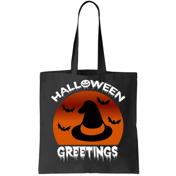 Halloween Greetings Tote Bag