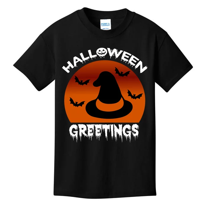 Halloween Greetings Kids T-Shirt