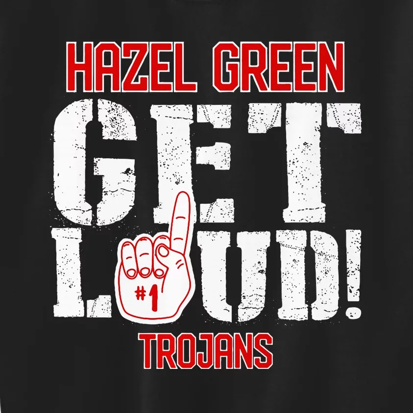 Hazel Green High School Get Loud Premium Kids Sweatshirt