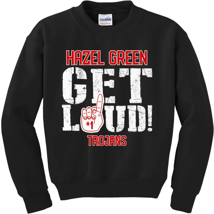 Hazel Green High School Get Loud Premium Kids Sweatshirt