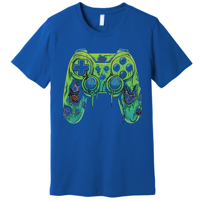 Halloween Gaming Halloween Gamer Video Game Skeleton Gift Premium T-Shirt