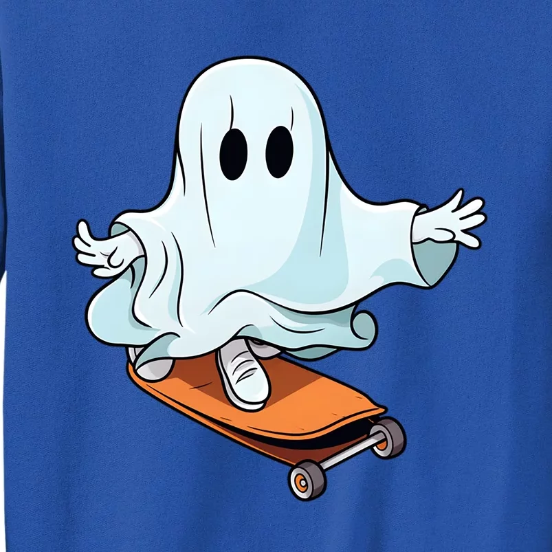 Hippie Ghost Halloween Skateboarder Skateboarding Costume Gift Sweatshirt