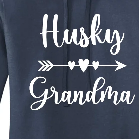 Husky Grandma Husky Dog Lovers Gift Funny Mothers Day Women's Pullover Hoodie