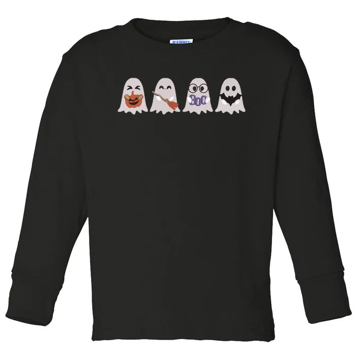 Halloween Ghost Toddler Long Sleeve Shirt