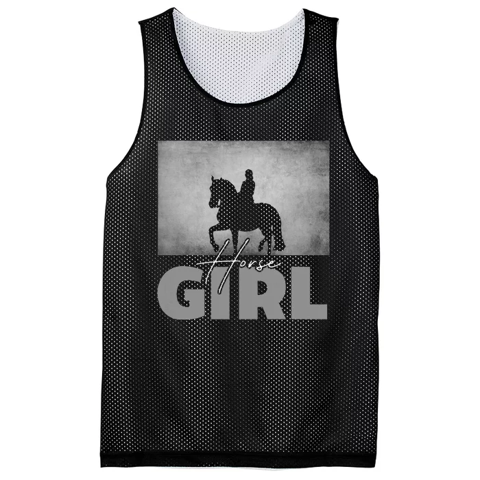 Horse Girl Horseback Riding Horse Mesh Reversible Basketball Jersey Tank