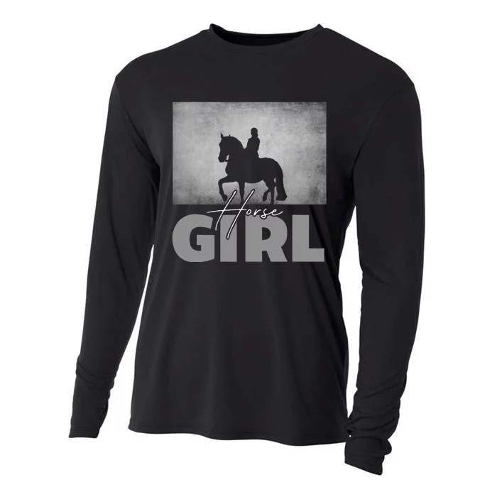 Horse Girl Horseback Riding Horse Cooling Performance Long Sleeve Crew