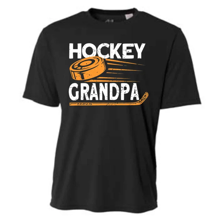 Hockey Grandpa Hockey Player Ice Hockey Cooling Performance Crew T-Shirt