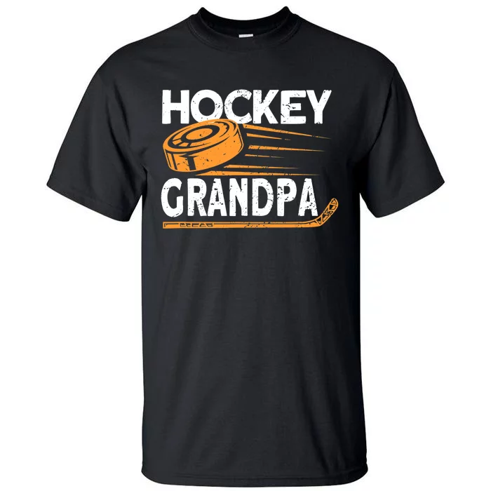 Hockey Grandpa Hockey Player Ice Hockey Tall T-Shirt