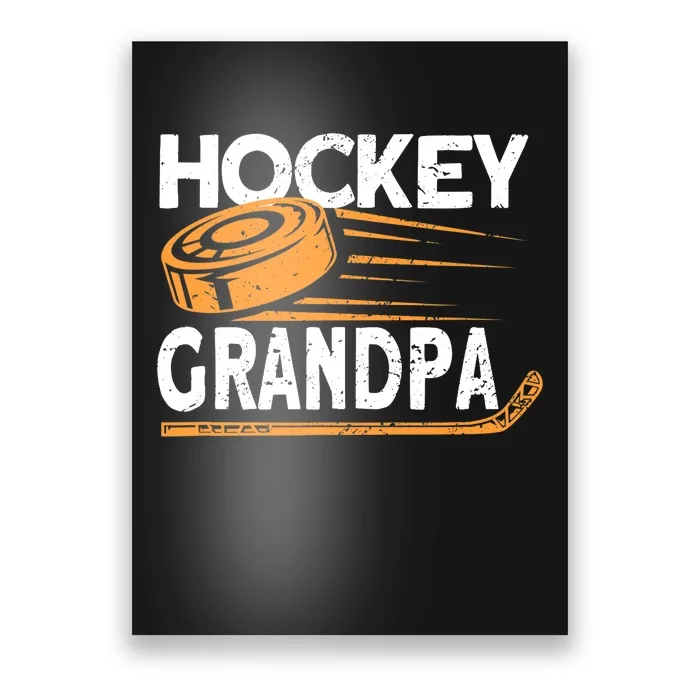 Hockey Grandpa Hockey Player Ice Hockey Poster