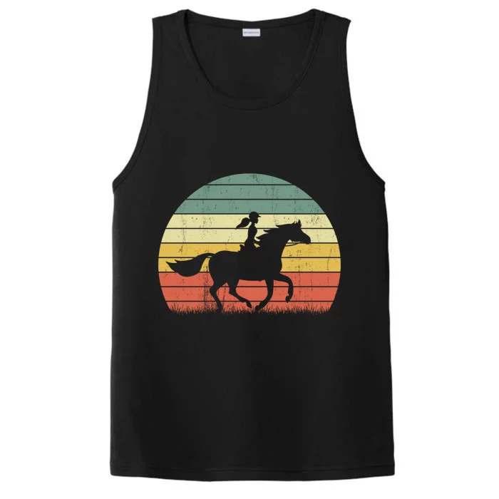 Horse Gift Horseback Riding Equestrian Gift Performance Tank