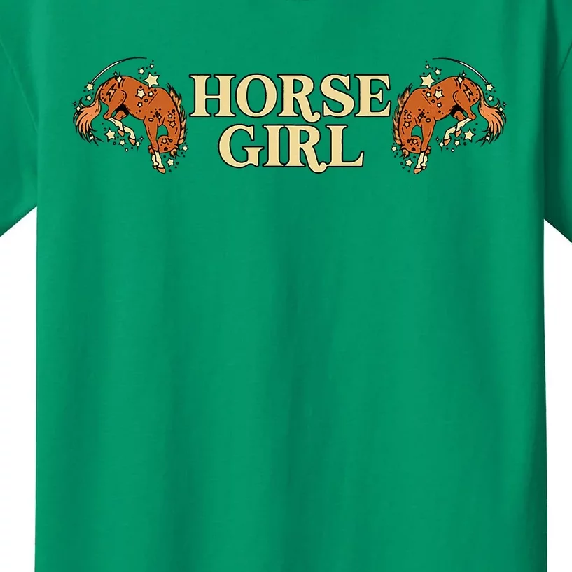 Horse Girl Kids T-Shirt