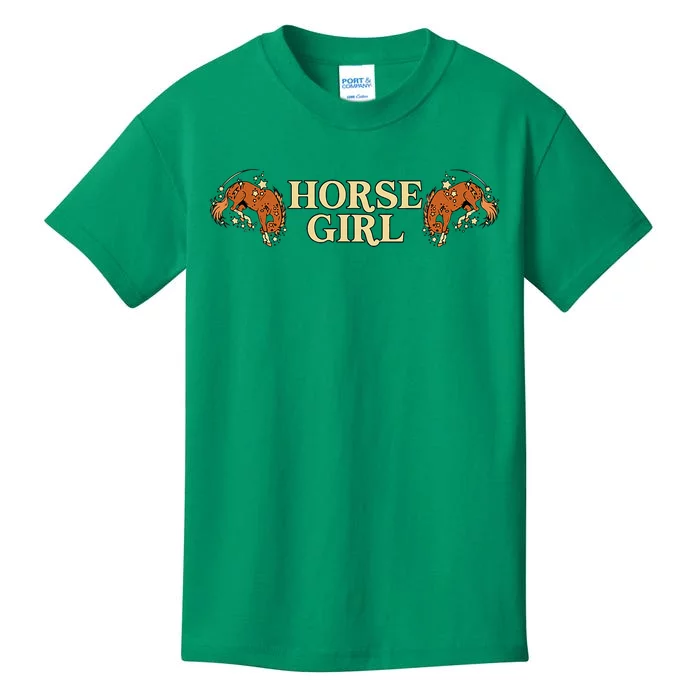 Horse Girl Kids T-Shirt